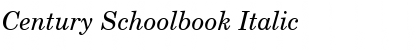 Download Century Schoolbook Italic Font