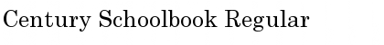 Download Century Schoolbook Regular Font