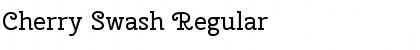Download Cherry Swash Font
