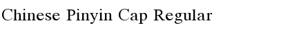 Download Chinese Pinyin Cap Regular Font