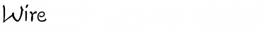 Download Wire Font