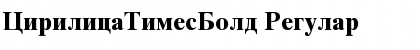 Download CirilicaTimesBold Regular Font