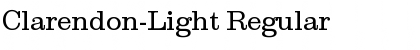 Download Clarendon-Light Regular Font