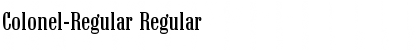 Download Colonel-Regular Font