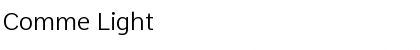 Download Comme Font