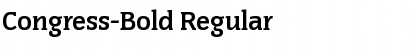 Download Congress-Bold Font