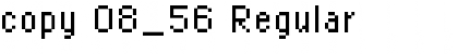 Download copy 08_56 Font