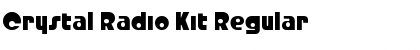 Download Crystal Radio Kit Font