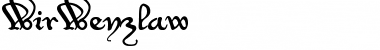 Download WirWenzlaw Font