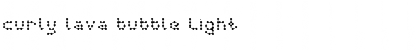 Download curly lava bubble Font