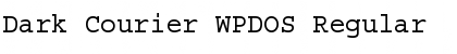 Download Dark Courier WPDOS Font