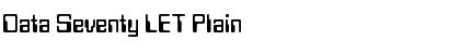 Download Data Seventy LET Font