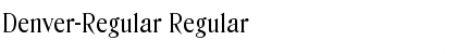 Download Denver-Regular Font