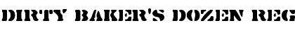 Download Dirty Baker's Dozen Font