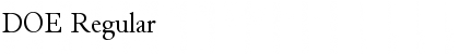 Download DOE Font