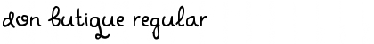 Download Don Butique Font Download Don Butique Font