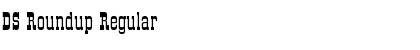 Download DS Roundup Font