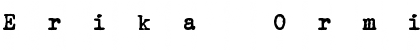 Download Erika Ormig Font