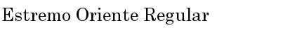 Download Estremo Oriente Font