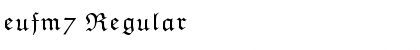 Download eufm7 Font