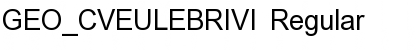 Download GEO_CVEULEBRIVI Font
