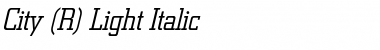Download City BQ Italic Font