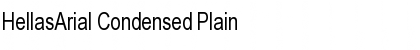 Download HellasArial Condensed Plain Font
