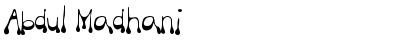 Download Abdul Madhani Font Download Abdul Madhani Font