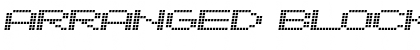 Download Arranged Blocks Spread Font