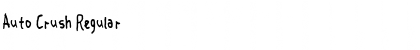 Download Auto Crush Font Download Auto Crush Font