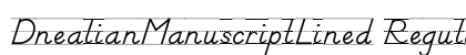 DnealianManuscriptLined Regular preview