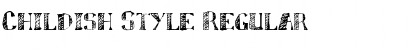 Download Childish Style Font