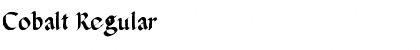 Download Cobalt Font