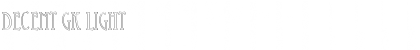 Download Decent GK Font Download Decent GK Font