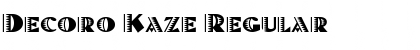 Download Decoro Kaze Font Download Decoro Kaze Font