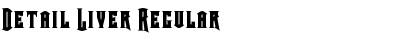 Download Detail Liver Font Download Detail Liver Font