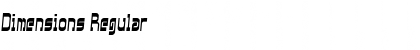Download Dimensions Font Download Dimensions Font