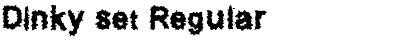 Download Dinky set Font Download Dinky set Font