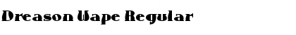 Download Dreason Wape Font