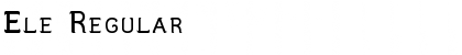 Download Ele Font