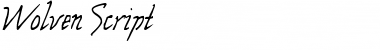 Download Wolven Script Font