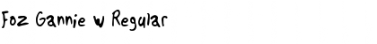 Download Foz Gannie w Font