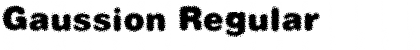 Download Gaussion Font