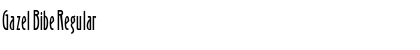 Download Gazel Bibe Font