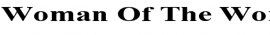Download Woman Of The World  17 Font