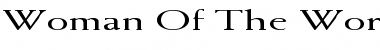 Download Woman Of The World 7 Font