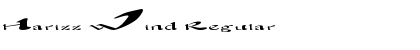 Download Harizz Wind Font
