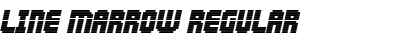 Download Line Marrow Regular Font Title Preview
