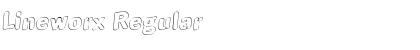 Download Lineworx Regular Font Title Preview