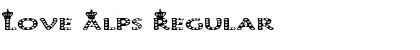 Download Love Alps Regular Font Title Preview
